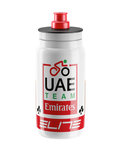 Kolesarska steklenica za vodo - UAE 2018 500 ml - bela/rdeča