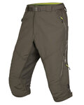 Kolesarske 3/4 hlače brez naramnic - HUMMVEE II 3/4 - rjava