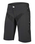 Kolesarske kratke hlače brez naramnic - SINGLETRACK - črna