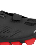 FLR Kolesarski čevlji - F70 MTB - črna/rdeča