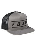 FOX Kolesarska kapa - PINNACLE SNAPBACK - siva