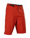 FOX Kolesarske kratke hlače brez naramnic - RANGER - rdeča