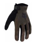 FOX Kolesarske  rokavice z dolgimi prsti - RANGER - rjava/črna