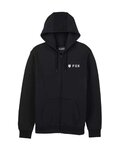 FOX pulover - ABSOLUTE FLEECE ZIP - črna
