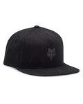 FOX Kolesarska kapa - FOX HEAD SNAPBACK - črna