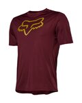 FOX Kolesarski dres s kratkimi rokavi - RANGER - bordo