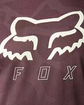 FOX Kolesarski dres s kratkimi rokavi - RANGER - bordo