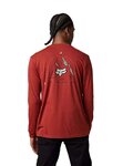 FOX Kolesarska  majica z dolgimi rokavi - FINISHER - rdeča