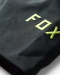 FOX Kolesarske dolge hlače brez naramnic - DEFEND 3-LAYER WATER - črna