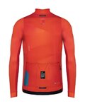 GOBIK Kolesarska  podaljšana jakna - SKIMO PRO THERMAL - oranžna