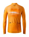 GOBIK Kolesarski dres z dolgimi rokavi zimski - HYDER - oranžna