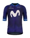 GOBIK Kolesarski dres s kratkimi rokavi - MOVISTAR 23 ODYSSEY - modra/bela