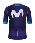 GOBIK Kolesarski dres s kratkimi rokavi - MOVISTAR 23 ODYSSEY - modra/bela