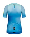 GOBIK Kolesarski dres s kratkimi rokavi - STARK ZIRCON LADY - modra/svetlo modra