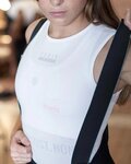 GOBIK Kolesarska  majica brez rokavov - LIMBER SKIN ICE W - bela