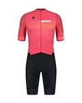 GOBIK Kolesarski kombinezon - AERO BROOKLYN - črna/rožnata