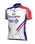 ALÉ Kolesarski dres s kratkimi rokavi - GROUPAMA FDJ 2020 - modra/rdeča/bela