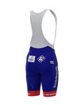 ALÉ Kolesarske kratke hlače z naramnicami - GROUPAMA FDJ 2022 - rdeča/bela/modra