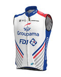 ALÉ Kolesarski brezrokavnik - GROUPAMA FDJ 2019 - modra/bela/rdeča