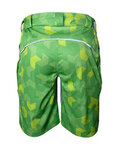HAVEN Kolesarske kratke hlače brez naramnic - CUBES NEO - zelena