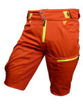 HAVEN Kolesarske kratke hlače brez naramnic - SINGLETRAIL HMS - rdeča
