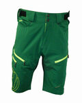 HAVEN Kolesarske kratke hlače brez naramnic - NAVAHO SLIMFIT - zelena