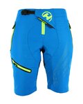 HAVEN Kolesarske kratke hlače brez naramnic - ENERGY LADY - modra/rumena