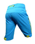 HAVEN Kolesarske kratke hlače brez naramnic - SINGLETRAIL HMS - modra