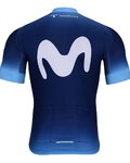 BONAVELO Kolesarski dres s kratkimi rokavi - MOVISTAR 2024 - modra