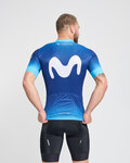 BONAVELO Kolesarski dres s kratkimi rokavi - MOVISTAR 2024 - modra