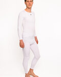 HOLOKOLO Kolesarska  majica z dolgimi rokavi - WINTER BASE LAYER - bela