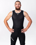 HOLOKOLO Kolesarska  majica brez rokavov - AIR - črna