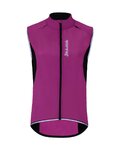 HOLOKOLO Kolesarski brezrokavnik - WIND/RAIN LADY - vijolična