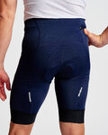 HOLOKOLO Kolesarske kratke hlače brez naramnic - ELITE - modra/črna