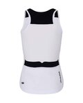 HOLOKOLO Kolesarski dres brez rokavov - ENERGY LADY - črna/bela
