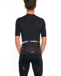 HOLOKOLO Kolesarski dres s kratkimi rokavi - FANTASY ELITE - črna/večbarvno