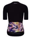 HOLOKOLO Kolesarski dres s kratkimi rokavi - ESCAPE ELITE LADY - črna/večbarvno