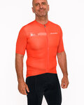 HOLOKOLO Kolesarski dres s kratkimi rokavi - VIBES - rdeča