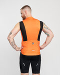 HOLOKOLO Kolesarski dres brez rokavov - AIRFLOW - oranžna
