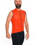 HOLOKOLO Kolesarski dres brez rokavov - AIRFLOW - rdeča