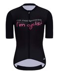HOLOKOLO Kolesarski dres s kratkimi rokavi - CYCLIST ELITE LADY - rožnata/črna/bela