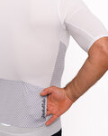 HOLOKOLO Kolesarski dres s kratkimi rokavi - INFINITY - bela