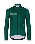 HOLOKOLO Kolesarski dolgi dres in hlače - VIBES WINTER - črna/zelena