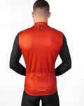 HOLOKOLO Kolesarski dres z dolgimi rokavi zimski - VIBES WINTER - črna/rdeča