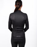 HOLOKOLO Kolesarski dres z dolgimi rokavi zimski - STARLIGHT LADY WNT - črna