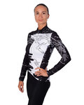 HOLOKOLO Kolesarski dres z dolgimi rokavi zimski - VENTURE LADY WINTER - bela/črna