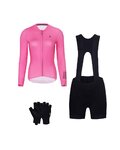 RIVANELLE Kolesarski mega set - VICTORIOUS - črna/rožnata
