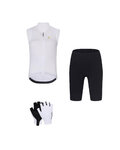 RIVANELLE Kolesarski mega set - PURE - bela/črna
