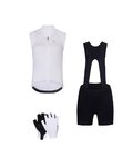 RIVANELLE Kolesarski mega set - PURE - črna/bela