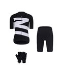 RIVANELLE Kolesarski mega set - MISSVELOAIRE - bela/črna